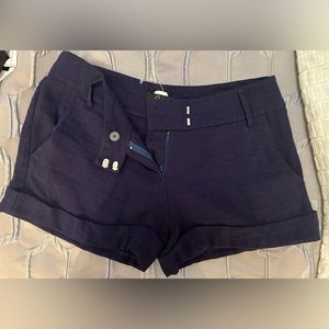 Aqua Women's Cuffed Shorts